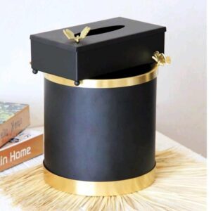 ست سطل و جای دستمال کاغذی سالینو کد 413MB-416MB