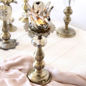 شمعدان مدل استوانه آنتیک سالینو مجموعه دو عددی کد A-10039