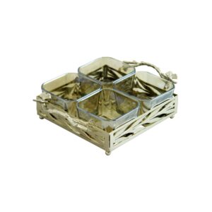 اردوخوری نیکل سالینو مدل چهار خانه کد N-9044