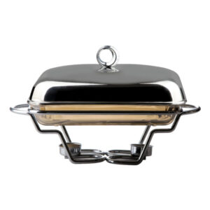 سوفله خوری مستطیل بزرگ استیل سالینو مدل حلقه ای کد 5002C