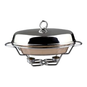 سوفله خوری بیضی بزرگ استیل سالینو مدل حلقه ای کد 5009C