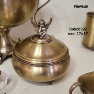 شکلات خوری و قندان هندی برنجی نیوسان مدل فرشته کد 8922