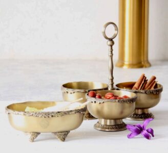 اردو خوری و رولت خوری  اردوخوری 3 خانه هندی تمام برنج نیوسان مدل برگ کد 7940 