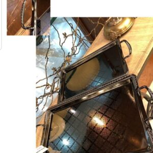 سینی پذیرایی مستطیل سالینو کد 208BN مجموعه 2 عددی