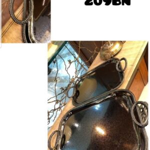 سینی پذیرایی مستطیل سالینو کد 209BN مجموعه 2 عددی