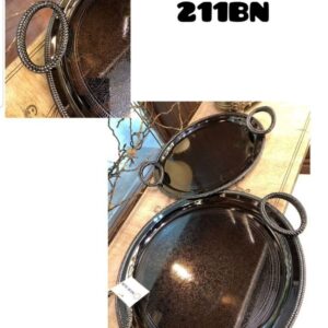 سینی پذیرایی گرد سالینو کد 211BN مجموعه 2 عددی